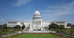 U.S. Capitol Building west front, site of the Senate Commerce Subcommittee hearing 'No Sure Bets: Protecting Sports Integrity in America' scheduled for May 20, 2026.